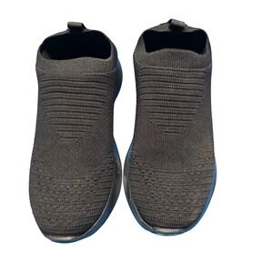 Vessi Everyday Move Slip On Black Sneakers Women Size 5 Black Knit Cloud Comfort